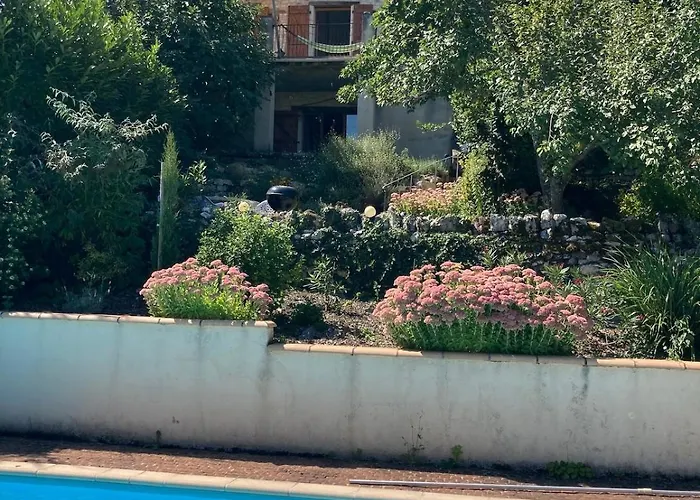 Stone House, Terraced Garden And Pool