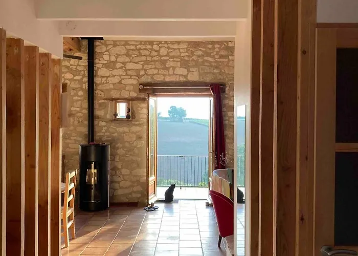 Stone House, Terraced Garden And Pool *