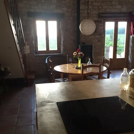 Stone House, Terraced Garden And Pool Saint-Beauzile